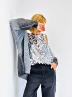 Gilet à Capuche en laine mohair – Image 5