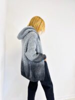 Gilet à Capuche en laine mohair – Image 3