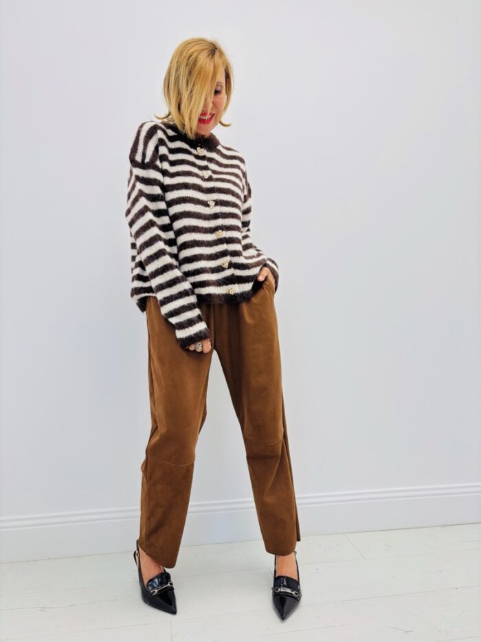Gilet Rayé boutonné – Image 4