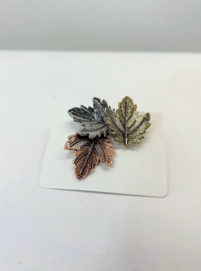 Broche Feuilles métalliques – Image 1