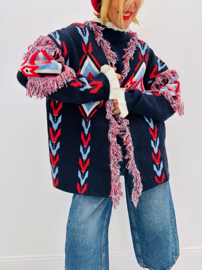 Gilet Ethnique à franges – Image 1