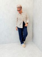Chemise imprimée cœurs – Grande Taille