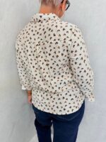 Chemise imprimée cœurs – Grande Taille – Image 3