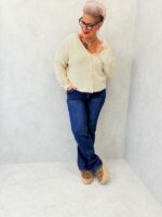 Gilet en maille duveteuse – Grande Taille
