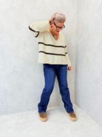 Pull marin rayé – Grande Taille – Image 5