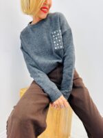 Pull à Poche perlée
