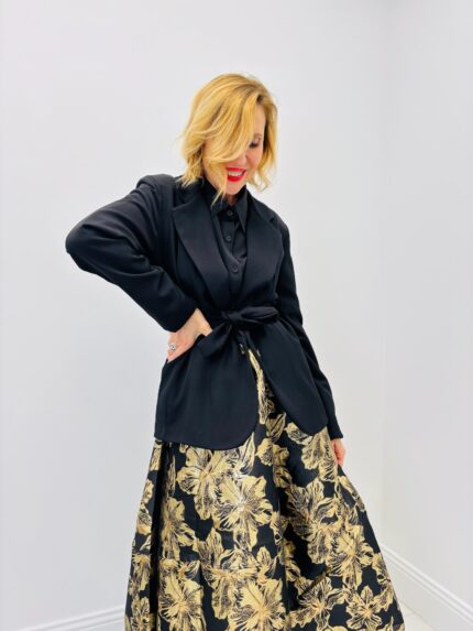 Veste Blazer Ceinturée – Élégance italienne et allure féminine