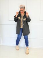 Veste oversize à détails fantaisie