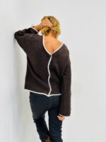 Gilet Bicolore chic & cosy – Détail couture contrasté – Image 9