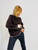 Gilet Bicolore chic & cosy – Détail couture contrasté – Image 8