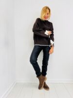 Gilet Bicolore chic & cosy – Détail couture contrasté – Image 7