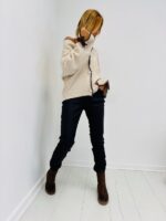 Gilet Bicolore chic & cosy – Détail couture contrasté – Image 3