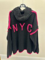 Pull oversize col roulé “NYC” – Esprit citadin et cocooning – Image 4