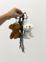 Porte-clés Peluche chien – Accessoire mignon & chic – Image 2