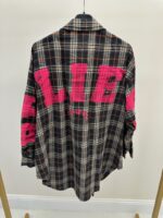 Chemise à carreaux oversize en flanelle douce – Style “Casual chic” grande taille – Image 2