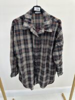 Chemise à carreaux oversize en flanelle douce – Style “Casual chic” grande taille – Image 3