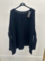 Pull grande taille– maille douce coupe asymétrique – Image 9