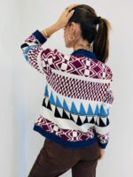 Gilet Imprimé Géométrique en viscose – Image 3
