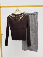 Pull Ajouré col Montant – Élégance & modernité – Image 4