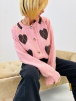 Gilet Doux à Motifs cœurs Burlington – Esprit romantique & rétro chic – Image 7