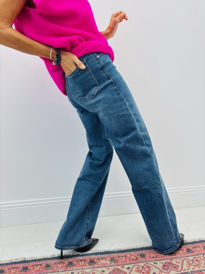 Jean Regular – Délavage bleu moyen – Image 4