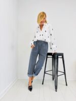 Pantalon Rayé en Coton – Image 3