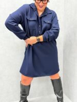 Robe chemise camel chic – Image 2