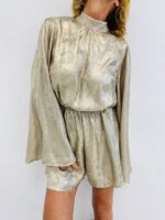 Combi-Short Satinée Manches évasées – Image 5