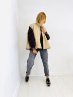 Jean Mom Fit gris délavé – Image 2