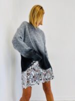 Pull Oversize Dégradé Strass – Image 4