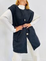 Veste Sans Manches en Laine bouillie – Image 6