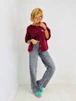 Gilet en Maille douce à message brodé – Image 4