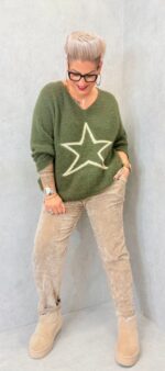 Pull doux motif étoile – Made in Italy🇮🇹