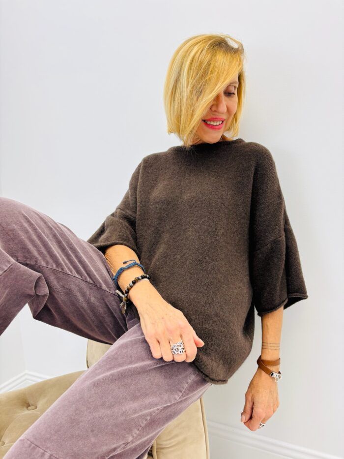 Pull Alpaga doux col rond – Image 2