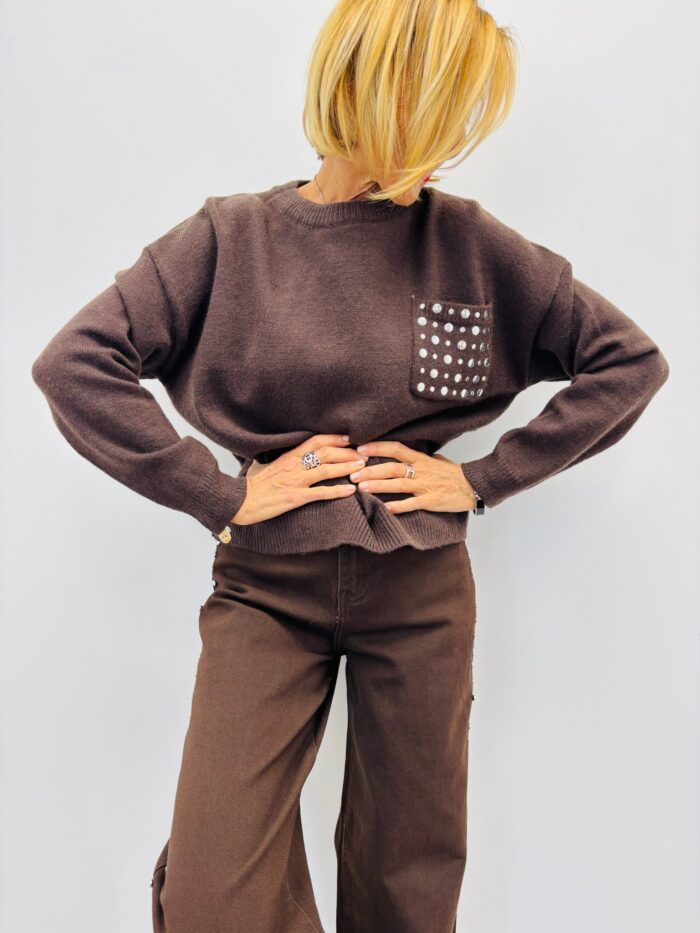 Pull à Poche perlée – Image 5