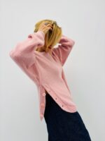 Pull en Laine et Kid mohair – Détails boutons & douceur italienne
