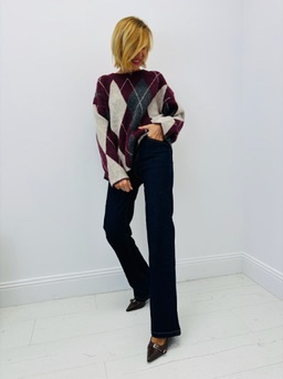 0F2750C6-AECF-4990-B105-4796E83031E3_4_5005_c Pull Losanges laine mélangée – Esprit Preppy Chic Berlington – Image 7