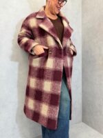 Manteau long à carreaux – Collection Grande Taille – Image 6