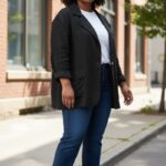 Veste blazer ample  – Collection Grande Taille