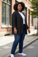 Veste blazer ample  – Collection Grande Taille