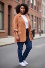 Veste blazer ample  – Collection Grande Taille – Image 2