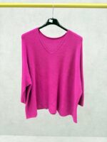 Pull oversize noir col V – Collection Grande Taille – Image 6