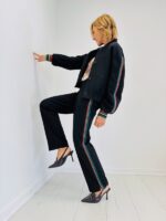 Pantalon Droit à Bandes contrastées – Image 3