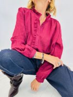 Chemise 100% Coton à Volants – Image 6