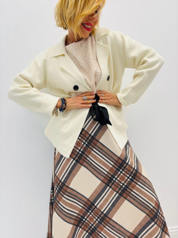 Gilet blazer en maille – Exclusivité VALENTYNE – Image 7