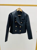 Veste en Simili Cuir double boutonnage – Marque ANGE – Image 2