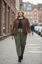 Veste zippée noire chic et confortable