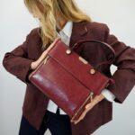 Sac Rigide Chic – Détail zip et finitions dorées