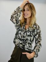 Chemise Fleurie Transparente – Légèreté Chic & Imprimé Élégant