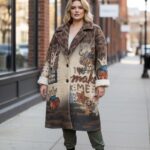 Manteau imprimé “Tete de buffle